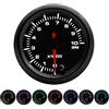 ETOPARS 52mm 2 Motore Auto Kit Calibro Tachimetro RPM Puntatore Indicatore | Luminoso a LED 7 Colori