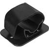 Generic Staffa per Ruota Posteriore Fissa per Bici da Trasporto per Auto, Lega di Alluminio Resistente All'usura per Viaggi su Strada, 1,4 X 3,0 X 4,3 Pollici (BLACK)