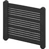 APT Rete portaoggetti M elastica 31 x 26,5 cm + supporto in plastica + viti per camper e campeggio