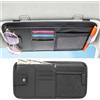 TETEWEVER Organizer parasole per auto, colore nero | Organizer parasole per auto, per riporre occhiali da sole, carte, penne e ricevute