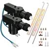 ETOPARS Etopar 2 Pezzi Motore Robusto Attuatore Serratura Porta Blocco Cavo 2 Fili | Universale Ad Alta Potenza 12V Centrale Sistema di Bloccaggio Telecomando