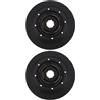 Be In Your Mind 2 Pezzi da 75 Mm Tappo di Protezione in Silicone per Foro Inferiore del Tergicristallo per Auto