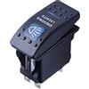 Mintice Auto 12V 20A LED Blu Luce Pannello Interruttore a Bilanciere | Pulsante Cruscotto Impermeabile Camion 5Pin Driving Light