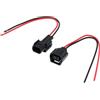 ECSiNG 2 Connettori Maschio-femmina Per Luci Diurne Per Auto 6189-7408 6181-6851 Compatibile Con Honda Compatibile Con Accord
