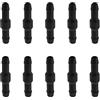 ECSiNG 10Pcs Connettori Per Tubo Flessibile Lavavetri 2 Vie Tipo I Adattatore Per Tubo Tergicristallo Kit Di Ricambio Raccordi Per Tubi Del Fluido Adatti Per La Maggior Parte Delle Auto Nero