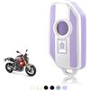 TOOMUME Cover Chiave Auto per BMW Moto K1600GT R1250GS C400GT R1250R | Silicone Morbido, Antiurto, Anticaduta, Antigraffio, Custodia Protettiva Chiave per F900R R1200GS R1200RS F750GS F900XR C400X