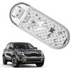 Generic Proiettore di luci per portiera 'auto, sensore magnetico a LED, luce di avvertimento per veicoli con ricarica USB, luce ombra per guida notturna, accessorio di sicurezza per auto, touring