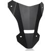 YIEBA Africa Twin CRF 1000L Parabrezza Compatibile con CRF 1000 CRF 1000L Africa Twin 2016 2017 2018 2019 (Nero3)