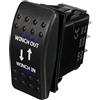 Mintice Auto 12V 20A Blu Luce Pannello Momentaneo Interruttore a Bilanciere | Pulsante Verricello Cruscotto Impermeabile On Off On 7Pin Winch Light