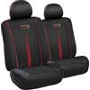 Red Bull Racing Red Bull Set Coprisedile 6 Pz Powerbar Nero/Rosso per auto, confortevole, resistente, facile e veloce da installare