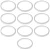 LT Easiyl 10 Pezzi Di Guarnizione In Alluminio Per Tappo Di Scarico Dell'olio Per Auto Anello Di Tenuta 30713220 Compatibile Con Volvo 27x22x2 Mm