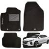 W-Parts SERIE 4 TAPPETI - TAPPETINI IN MOQUETTE NERI PER HYUNDAI IONIQ dal 2016 in poi, Solo per versione PLUG IN HYBRID