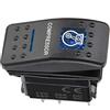 Mintice Auto 12V 20A LED Blu Luce Pannello Interruttore a Bilanciere | Interruttore a Levetta Pulsante Cruscotto Impermeabile Camion 5Pin Compressor