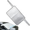 Bavooty Copertura per Parabrezza Posteriore Auto,140x80cm Paraneve per Lunotto | Pellicola Antighiaccio Prevenire Neve Vento Copri Parabrezza Magnetico per Parabrezza,Copriauto Esterno Anti Neve e Polvere