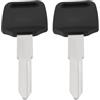 OTOTEC 2 Pezzi Chiave Vuota Chiave In Metallo Non Tagliata Per Moto Compatible Con Honda CB VFR VTR XL XLR XRV XT GL 500 750 1300 CBR 1000 1100 900