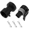 Be In Your Mind 2 Pezzi Connettore Maschio Femmina A 3 Pin Per Sensore Di Pressione Del Carburante E Dell'olio 12110192