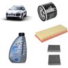 OP Kit tagliando 3 filtri + 4L olio 5W-30 Q8 compatibile con Citroen c4 cactus 1.2 VTI 82 Benzina 2014+