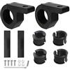 QIMEI-SHOP Staffa di Montaggio Fari LED Universale Staffe Supporto Faretti 19mm-32mm per Veicoli Fuoristrada Auto Camion Moto 2 Pezzi