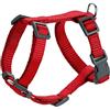 HUNTER pettorina per cane LONDON VARIO RAPID a Y, regolabile in 4 punti, con chiusura di sicurezza, resistente, leggera, facile da pulire, asciugatura rapida, colore: rosso, taglia XXS/3
