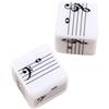 ZWTPGKRD 2Pcs Personale Creativo Notazione Dadi Giocattolo Migliorare L'Alfabetizzazione Musicale per I Bambini in Attività Giocosa Utilizzando Sicuro Musica Dadi Giocattolo