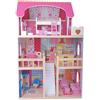 Beeusaert-Braet AK Sport 4109 Casa delle Bambole in Legno con 17 Pezzi