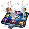 Surelect Tappetino da ballo, ricaricabile con Bluetooth, regalo per bambini | Sistema di controllo della luce fluente aggiornato con supporti, giocattoli per bambini, giochi musicali