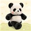 TELAOBAN Peluche Panda Che Corre, 45 cm Simpatico Peluche Panda Che Corre, Peluches Interattivo Pandas Con Zampe Mobili E Scuotibili, Giocattolo Di Peluche Che Corre, Regalo per Fan e Famiglia
