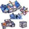 Forhome 2 in 1 Cubo Magico Stella, Magic Star Cube, 3D Puzzle Cubes, Cubo Infinito, Trasformabili Cubo, Decompression Puzzle Cube, Puzzle Cube Giocattolo per Bambini Adulti