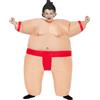 Spooktacular CreationsCostume gonfiabile per bambini, costume da lottatore di sumo a figura intera, costume gonfiabile da lottatore di sumo per bambini, costume da sumo di Halloween con cappello