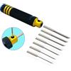 Yaohappy Nuofany 7 in 1 Prime Model Scriber con 7 lame Gundam Resina intagliata Scribe Line Cutter Tool Scalpello (0.1/0.2/0.4/0.6/0.8/1.0/2.0mm)