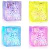 Yunyige Squishy Stress Cube,Cubo Palline Squishy Antistress,Cubetti Di Ghiaccio Antistres,4 Giocattoli Colorati Per Spremere Il Ghiaccios