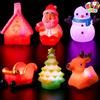 JOYIN 6 pezzi Giocattoli da bagno luminosi natalizi, Giocattoli da bagno per bambini a LED che brillano al buio, Giocattoli da piscina, Giocattoli di Natale per bambini, Bambini, Ragazzi e Ragazze