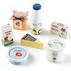 Tiny Land Cibo Giocattolo per Bambini - Set 7 Pezzi Latte e Formaggi | Accessori Cucina Bambini Montessori, Cibo Finto e Giochi Cucina Bambini per Mercato, Idea Regalo 2+ Anni