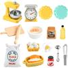 YUEXNKO Accessori da Cucina in Miniatura, Cucina Accessori Casa Bambole, Cucina Miniatura 1/12, Miniatura Set da Forno, Mini Cibo, per la Decorazione della Cucina della casa delle Bambole