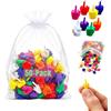 Generico Mini dita medie,colorate,con gesto "flip the bird": piccole mani scherzose,regalo divertente,Decorazione da scrivania divertente e irriverente in diverse dimensioni,materiale PLA resistente (50PCS)