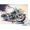 6N2X9A4S Moto d Epoca Puzzle 1000 Pezzi Carta per Adulti Illustrazione Artistica Notturna Gioco di Puzzle 1000 Pezzi Relax Regalo 70x50cm/1000pcs