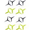 Gemfan Hurricane 3520 - Elica a 3 lame, per Quad da 3,5, con 5 mm/3 fori per motore brushless FPV Freestyle Racing Drone 16 pezzi 8CW 8CCW