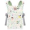 GAGAKU Dolls Carrier Marsupio Porta per Bambole Davanti e Dietro in Cotone per Bambini dai 18 Mesi in su (4_Verde)