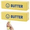 Zoonvii 2PCS Squeeze Giocattoli,Giocattolo da Spremere di Burro,Butter Squishy | Butter Squishy Antistress,Antistres Squeeze Toys,Palline Giocattolo Anti-stress per Spremere e Rilassare