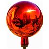 Lauschaer Glaskunst Thüringer Rose sfera - 15 cm - arancione