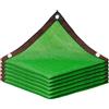 SSFMSF Tenda A Vela Ombreggiante Con Occhielli Tenda Parasole Rettangolare, Frangivista Telo Parasole All'Aperto Per Giardino, Patio, Pergola, Cortile. (Verde 12-Pin / 2m * 2m / 6.6ft * 6.6ft)