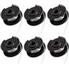 Viilich Bobina di filo di ricambio, per tagliaerba a batteria Einhell GE-CT 18/28 Li, GE-CT 18/28 Li TC e GE-CT 18/260 Li, per Einhell bobina di filo di ricambio TLE-03, copertura per bobina TLE-03-1