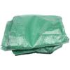 Trayneel Telone di copertura per serra in polietilene, 180 x 90 x 90 cm, verde, pellicola di ricambio con cerniera per pomodori, fiori, balcone, protezione invernale