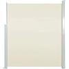 RJPLMFV Tenda Lateral retrattile Patio, 140 x 500 cm, colore: Crema | Schermo Privacy Balcone, Poliestere Resistente, Indietro Automatico, Accessori Montaggio Incluso