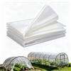 CoatCool Telo di Ricambio in Polietilene Trasparente per Serre, 2 x 2 m | Foglio di Protettivo per Serra Extra Spesso, Copertura Serra per Protezione delle Piante da Giardino (2 x 6m)