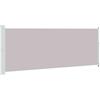 RJPLMFV Tenda laterale retrattile, 180 x 500 cm, colore: Grigio | Poliestere impermeabile, robusta base in acciaio, ritorno automatico, accessori di montaggio inclusi