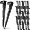 Poppstar Picchetti per tubo di irrigazione Ø 16-20mm (50 pezzi), nero