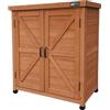 AXI Felix Armadio da Giardino in Legno Marrone | Armadio exteriore, Armadio degli Attrezzi con ripiano | 80 x 45 x 93 cm