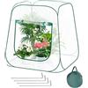 HGRGHH Serra Pop-up, 100 x 100 x 97 CM Tenda Di Crescita Delle Piante in PVC Trasparente per Interni Esterni, Piccola Serra per Verdure, Fiori e Funghi