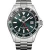 Orient Mako GMT Orologio Automatico - Acciaio Inossidabile, World Time